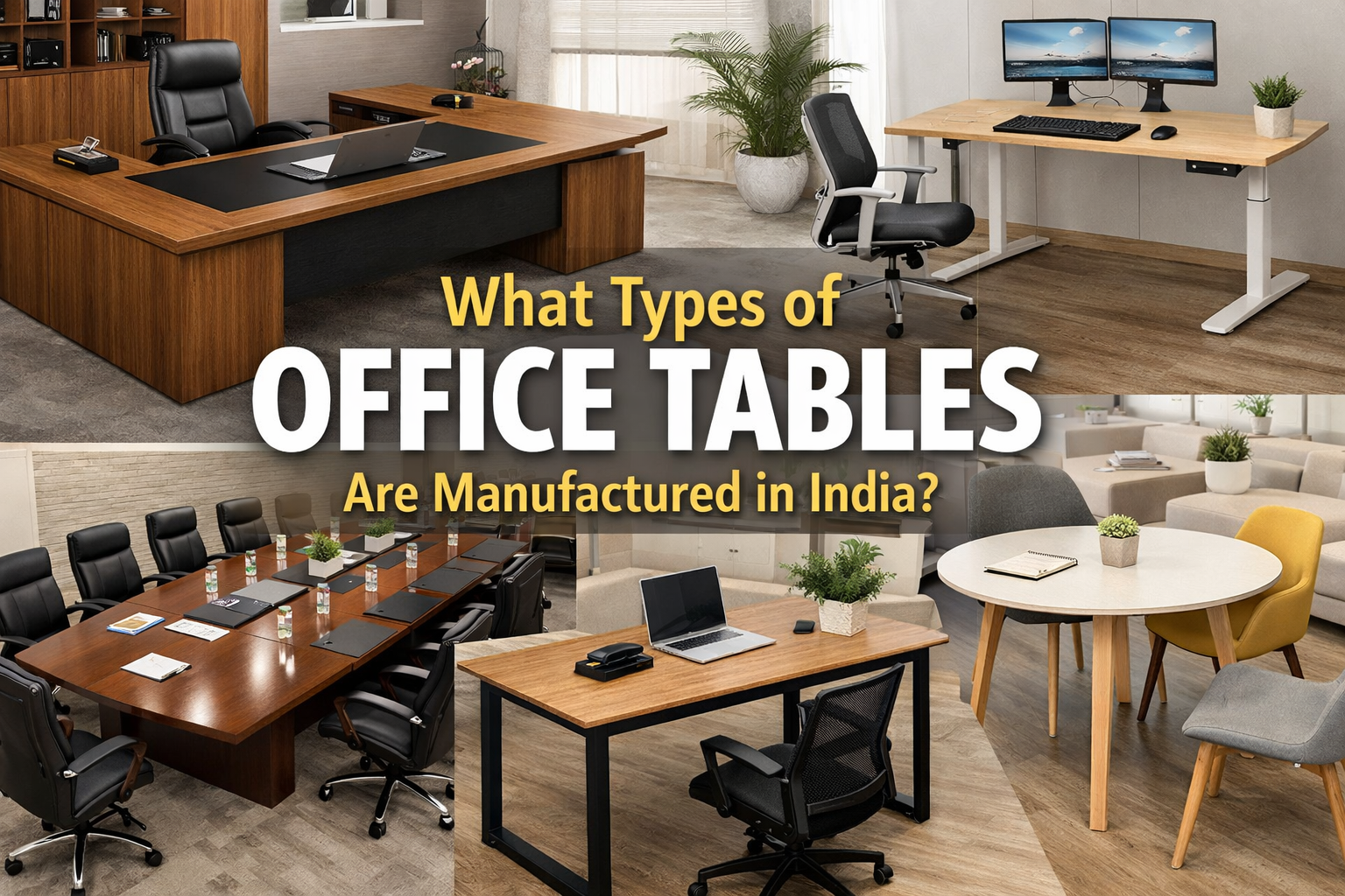What Types of Office Tables Are Manufactured in India